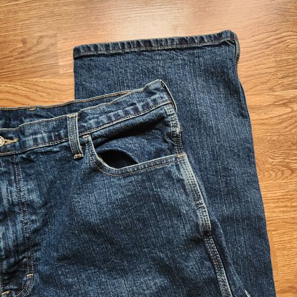 Dickies Carpenter Jeans Mens Size 36x32 Blue Denim Utility Workwear Blue - Picture 3 of 11